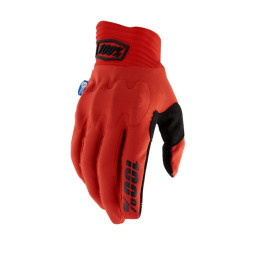 Gants Motocross 100% Cognito Smart Shock rouge