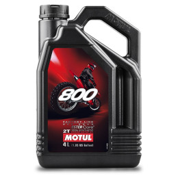 Mélange d'huile Motul 800 Offroad Factory Line 2 temps 4L