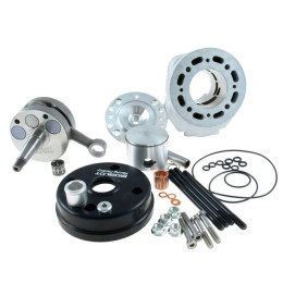 Kit cylindre et vilebrequin Bidalot Racing factory WR 96cc Minarelli AM6 course 48mm bielle 95mm axe de piston 13mm