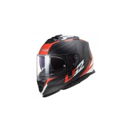 Casque intégral LS2 FF800 Storm Nerve noir mat-rouge