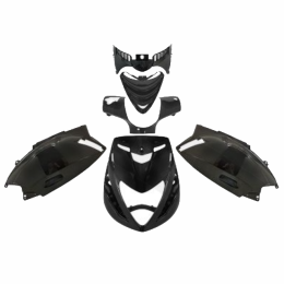 Kit carénage Piaggio ZIP AC/LC 50 2T/4T 6 pièces TNT - noir métallisé