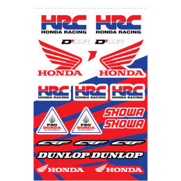 Kit d'autocollants HRC / Honda différentes tailles D'Cor