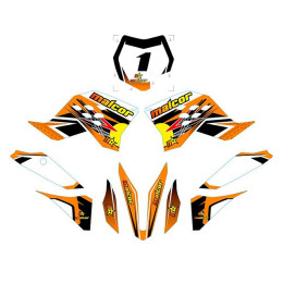 Kit d'autocollants Malcor replica KTM 50 2018