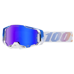 Lunettes de protection 100% Armega Neo Offroad - bleu miroir