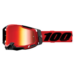 Lunettes Offroad 100% Racecraft 2 rouge - miroir rouge