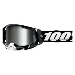 Lunettes Offroad 100% Racecraft 2 noir - verre miroir argenté