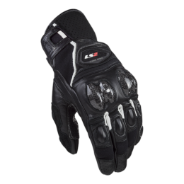 Gants LS2 Halftime pour hommes Spark 2 noir-blanc