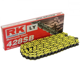 Chaîne RK 428SB à 134 maillons, jaune néon