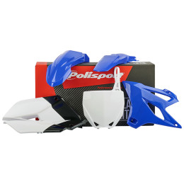 Kit plastique YZ85 15-21 Polisport - OEM bleu-blanc