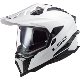 LS2 MX701 Explorer Solid Cross Country Helmet - blanc - 22.05