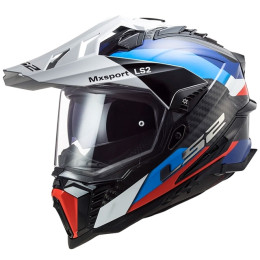 LS2 MX701 Explorer Frontier Cross Helmet noir-bleu