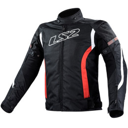 Chaqueta invierno LS2 Gate hombre negro/rojo