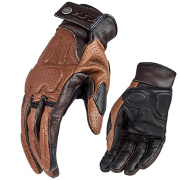 Gants en cuir pour hommes LS2 Rust - Brown