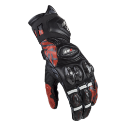 Gants Halftime LS2 Hommes Feng Racing noir-rouge