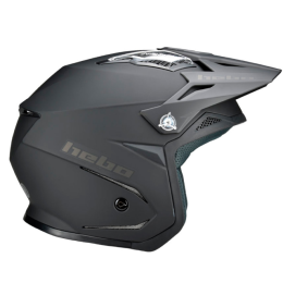 Casque de trial Hebo Zone 5 Air Monocolor - noir mat