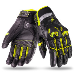 Gants d'été Homme Seventy 70 SD-N32 Naked noir-jaune