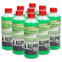 Boîte antigel liquide de refroidissement 30% 12 pcs AllPro - vert 