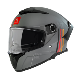 MT Helmets Thunder 4 SV Mil Helmet - gris mat