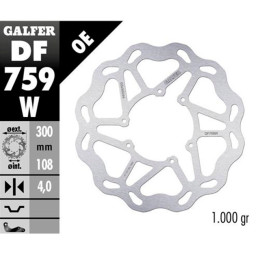 Frein à disque avant Wave Rieju MRT PRO / Senda SM DRD 50 &gt;2009 EVO Galfer