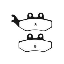 Plaquettes de frein avant Beta RR 50 04-16 EBC - organic