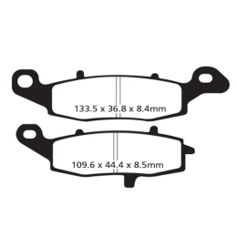 Plaquettes de frein Suzuki DL V-Strom 650 &gt;2004 EBC HH - Sintered