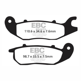 Plaquettes de frein avant Honda CBF 125 09-15 EBC HH - fritté