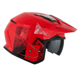 Hebo Zone 5 Type H Trial Helmet - rouge