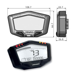 Tableau de bord Koso DB02R 