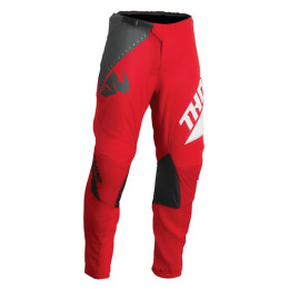 Pantalon Off-Road Thor Sector Edge pour enfants - rouge-blanc