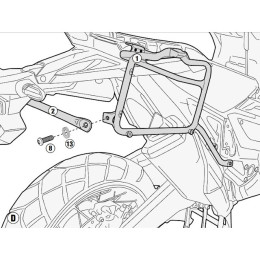 Monokey-Retro-Fit side-case carrier Honda X-Adv 17-20 Givi