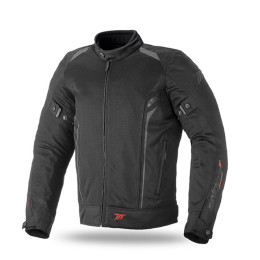 Veste d'été pour homme Seventy 70 SD-JT32 Touring noir-gris