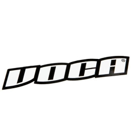 Voca Racing Logotype Sticker blanc noir