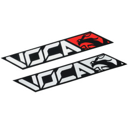 Voca New Chrome Autocollant anti-chaleur 11x4cm