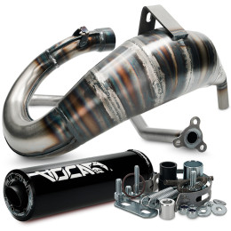 Echappement Derbi Senda/DRD / Aprilia RX/SX Cross Rookie 50/70cc Voca (CE) silencieux Noir