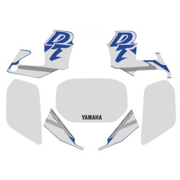 Kit d'autocollants Yamaha DT 125 R Polyester Bleu