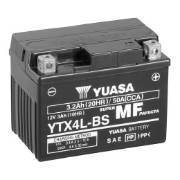 YTX4L-BS Batterie Yuasa Combipack avec électrolyte