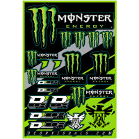 Kit d'autocollants Monster Energy différentes tailles D'Cor