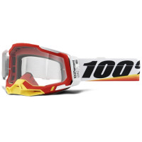 Lunettes de protection tout-terrain 100% Racecraft 2 Arsham rouge - oculaire transparent