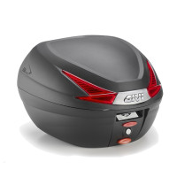 Top case Monolock B330 rouge catadriptiques 33 Litres Givi