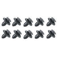 Rivet plastique 6mm trous - 10x14x18,2 10 pièces Tourmax