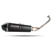 Echappement Yasuni 4T Yamaha N-Max 125 (CE) noir-carbone noir